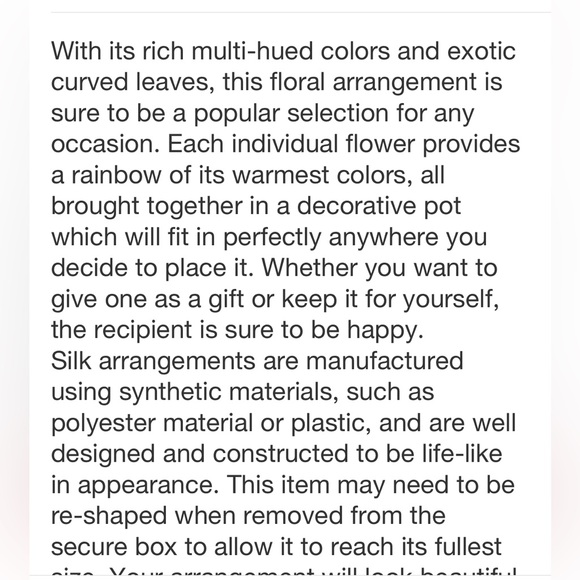 NEARLY NATURAL NEW faux cymbidium orchid arrangement w/ decor vase -red -30x30 - Picture 5 of 7